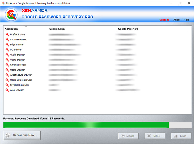 Google Password Recovery Software