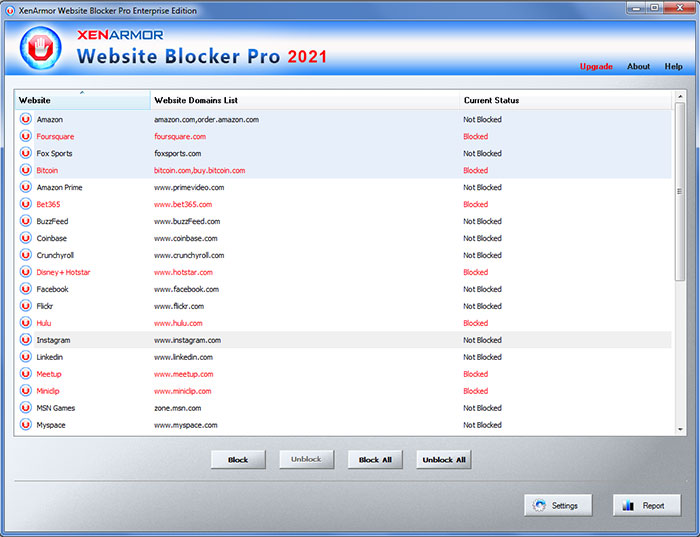 XenArmor Website Blocker Pro