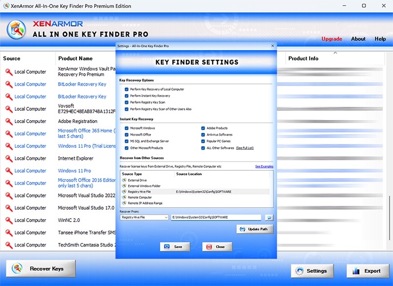 Windows 8 All-In-One Key Finder Pro full